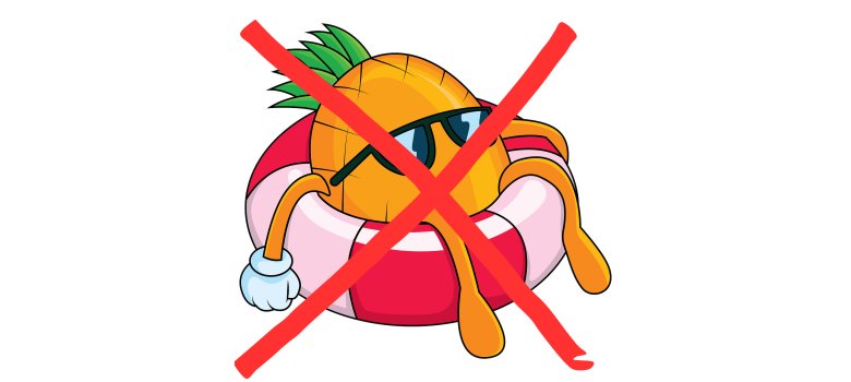 Cartoon Schwimmbad
