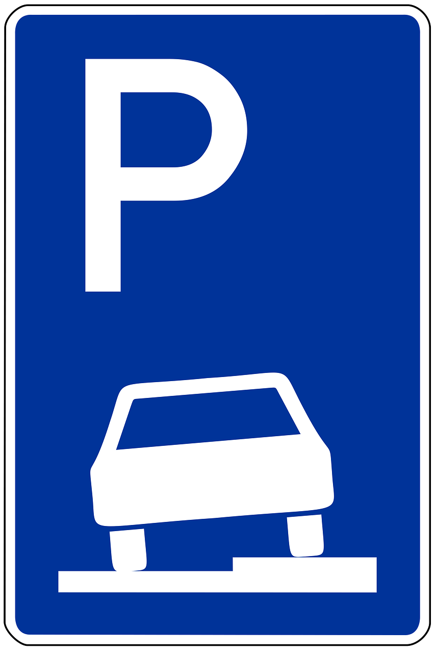 Parken auf Gehweg