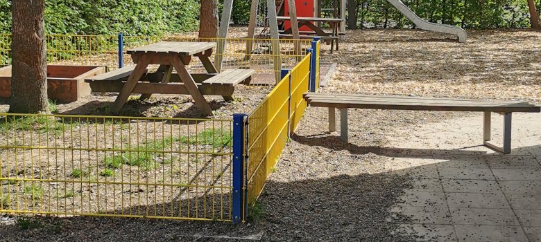 Kita Kunterbunt Garten hinten Kita Kunterbunt Garten hinten