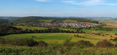 Salzböden Ansicht aus Süden vom Berg Altenberg