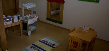 Kita Quietschvergnügt Puppenecke